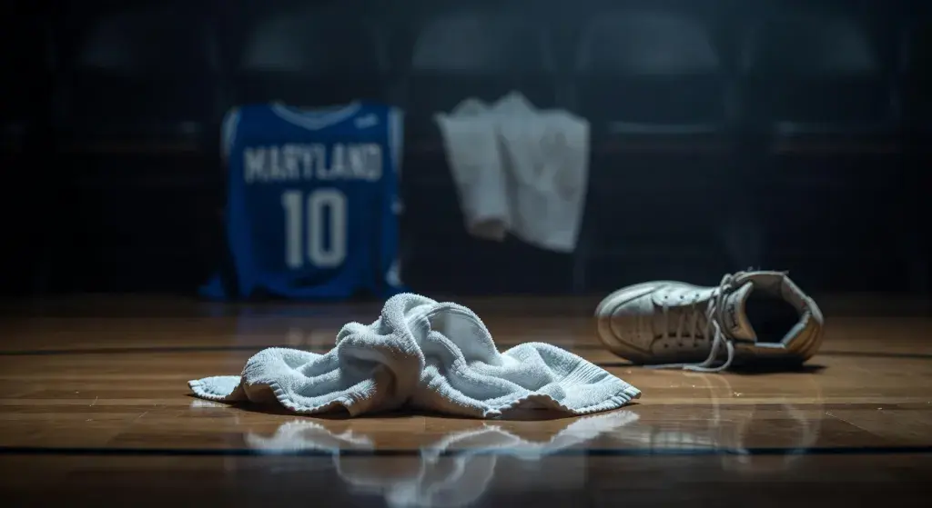 Maryland coach Brenda Frese shares intense sideline moment with guard Oluchi Okananwa in NCAA tournament loss